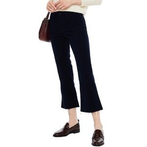 AG corduroy crop kick flare
